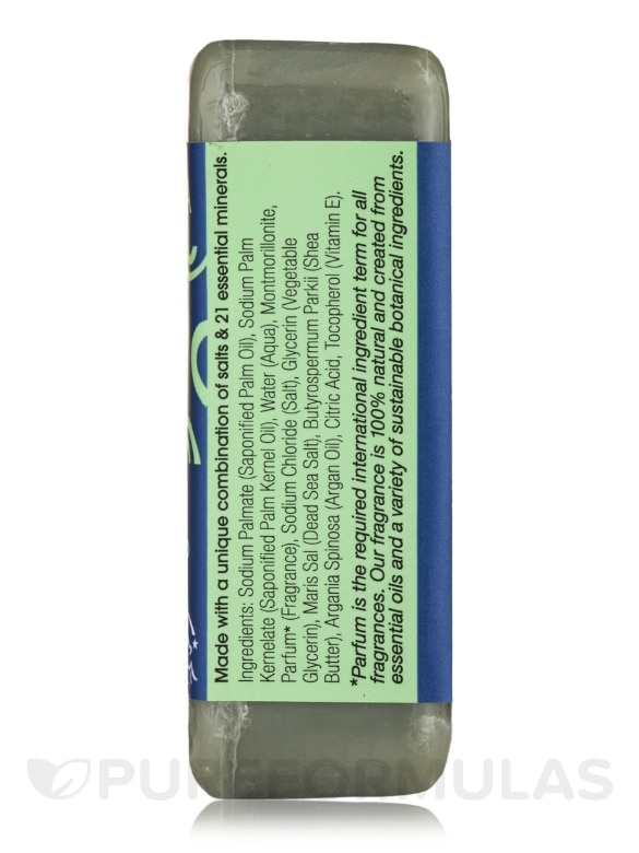 French Green Clay - Triple Milled Mineral Soap Bar with Argan Oil & Shea Butter - 7 oz (200 Grams) - Alternate View 2