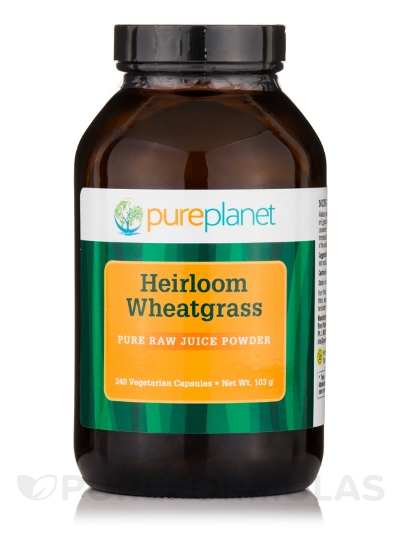 Heirloom Wheatgrass - 240 Vegetarian Capsules