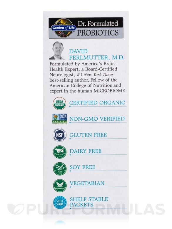 Dr. Formulated Probiotics Fitbiotic™ - Box of 20 Packets (0.15 oz / 4.2 Grams each) - Alternate View 6