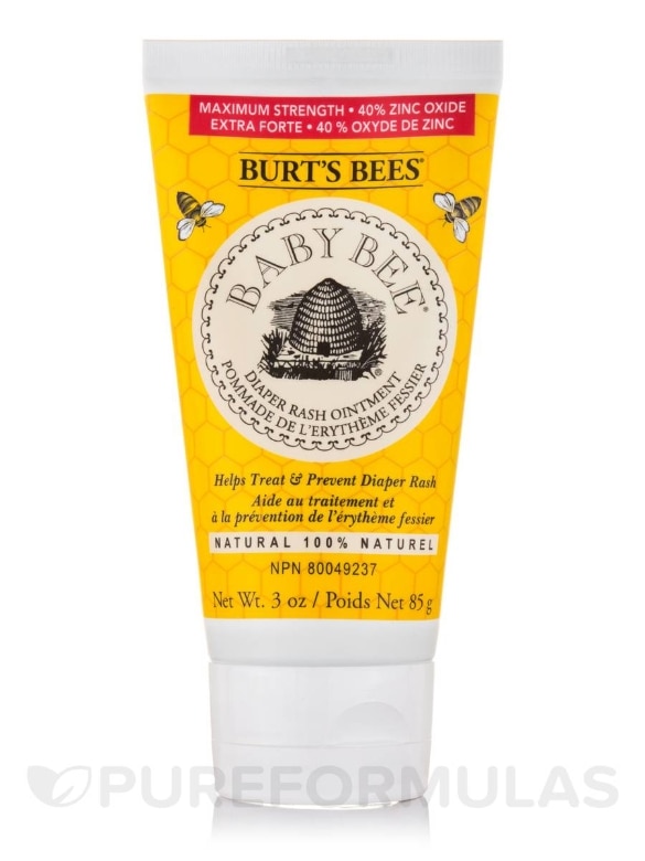 Baby Bee® Diaper Rash Ointment (Maximum Strength) - 3 oz (85 Grams)