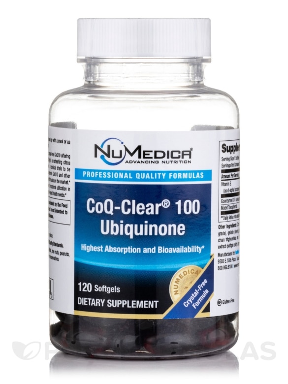 CoQ-Clear® 100 Ubiquinone - 120 Softgels