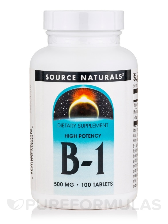 B-1 500 mg - 100 Tablets