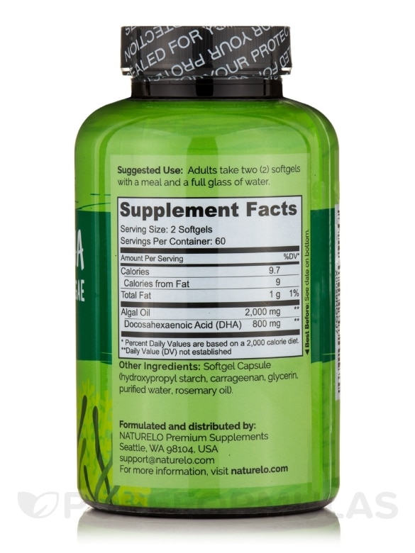 Omega-3 from Algae - 120 Vegan Softgels