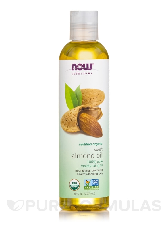 NOW® Solutions - Sweet Almond Oil (100% Pure) - 8 fl. oz (237 ml)