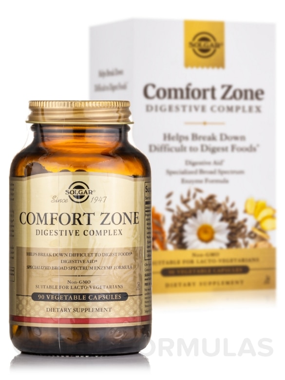Comfort Zone Digestive Complex - 90 Vegetable Capsules - Alternate View 1