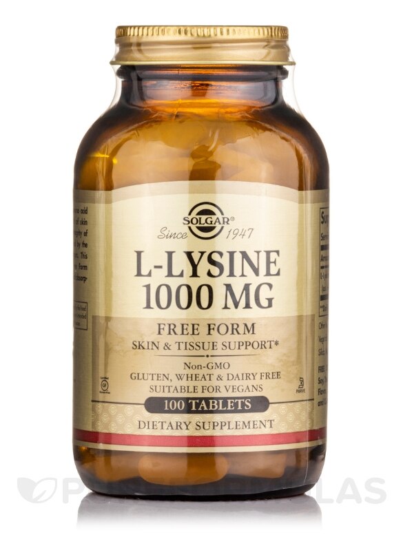 L-Lysine 1000 mg - 100 Tablets