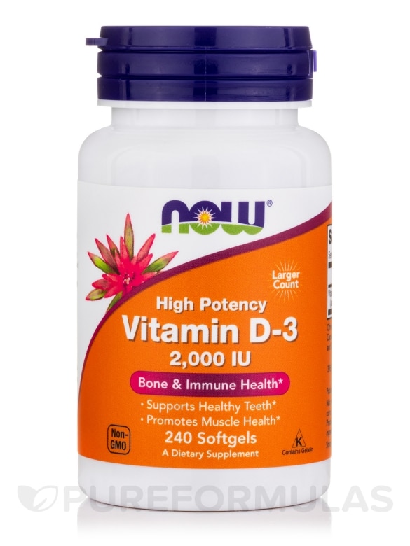 Vitamin D-3 2000 IU - 240 Softgels