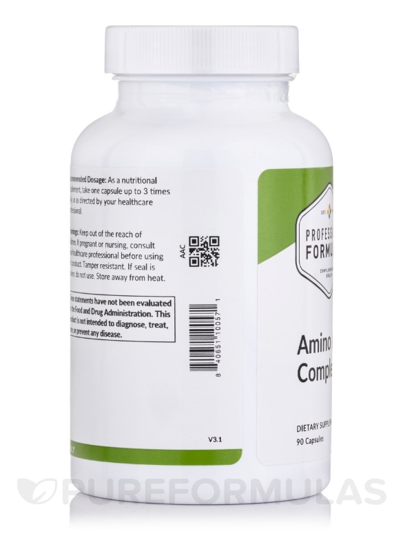 Amino Acid Complex - 90 Capsules - Alternate View 4