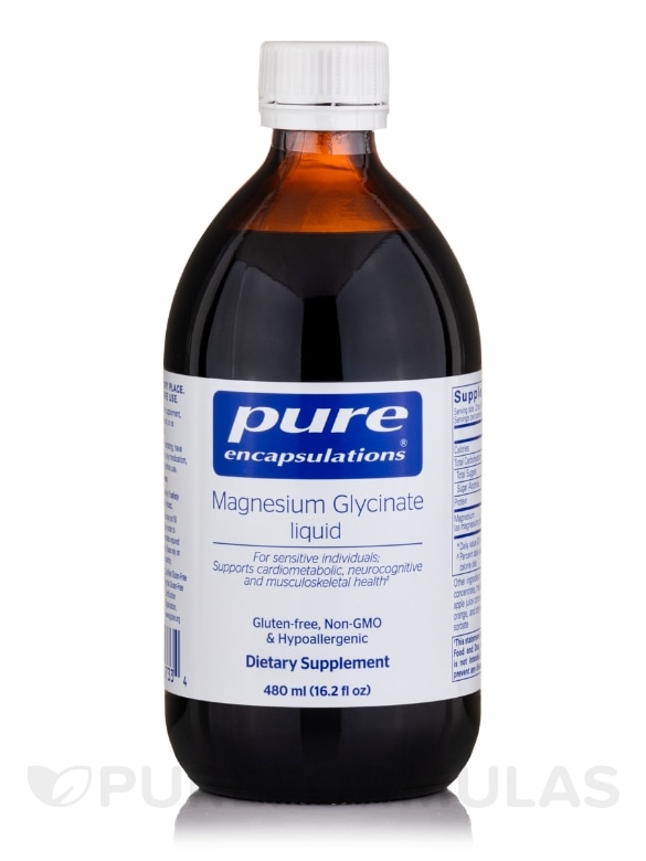 Magnesium Glycinate Liquid - 16.2 fl. oz (480 ml)