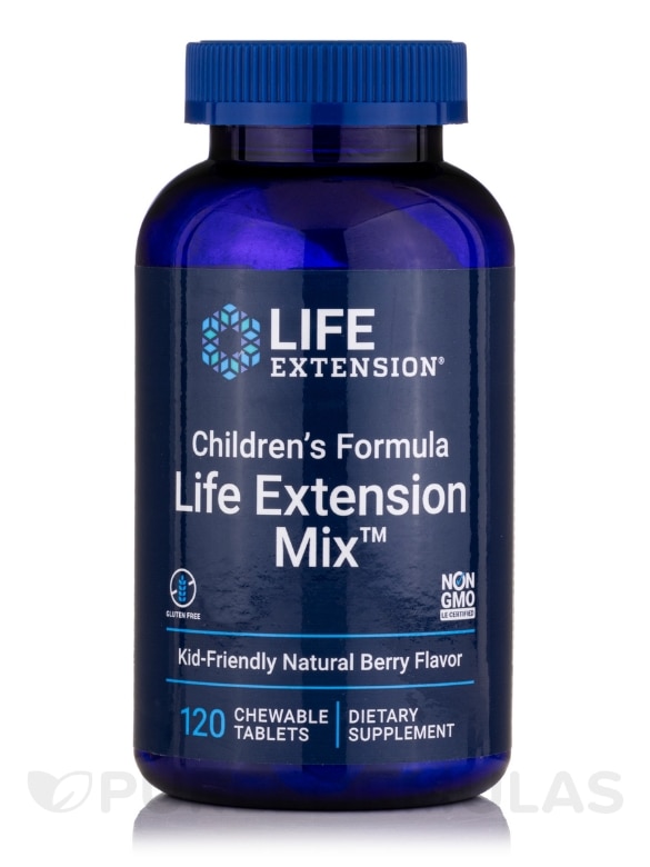 Children's Formula Life Extension Mix™, Natural Berry Flavor - 120 Chewable Tablets