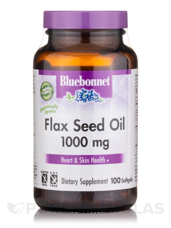 Flax Seed Oil 1000 mg - 100 Softgels