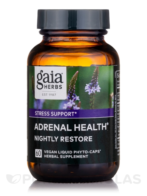 Adrenal Health® Nightly Restore - 60 Vegan Liquid Phyto-Caps® - Alternate View 2