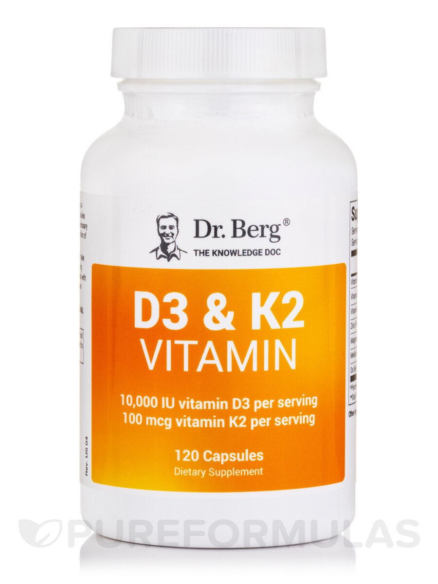 D3 & K2 Vitamin - Dr. Berg | PureFormulas