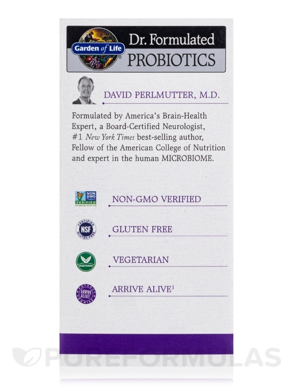 Dr. Formulated Probiotics Mood+ - 60 Vegetarian Capsules - Alternate View 5