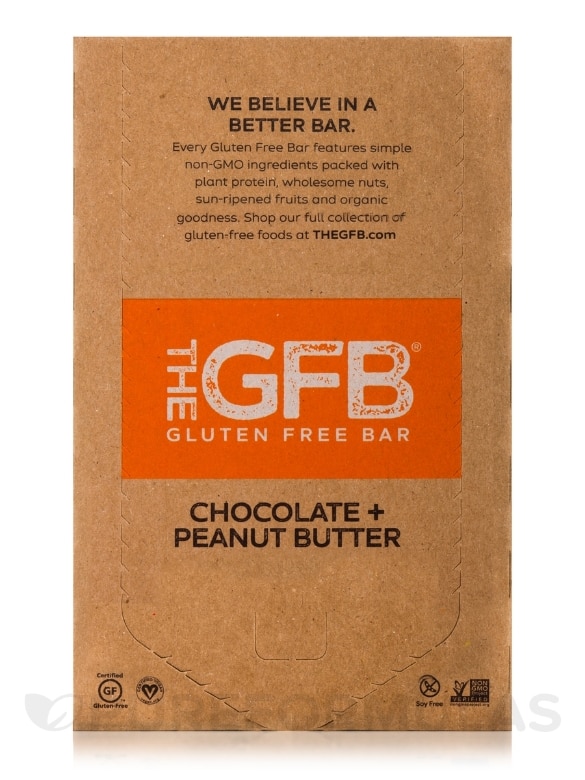 Chocolate Peanut Butter Protein Bar - Box of 12 Bars (2.05 oz / 58 Grams each) - Alternate View 1