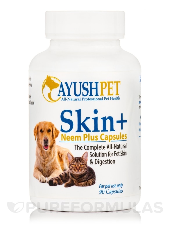 Ayush Pet Skin+ Neem Plus - 90 Capsules