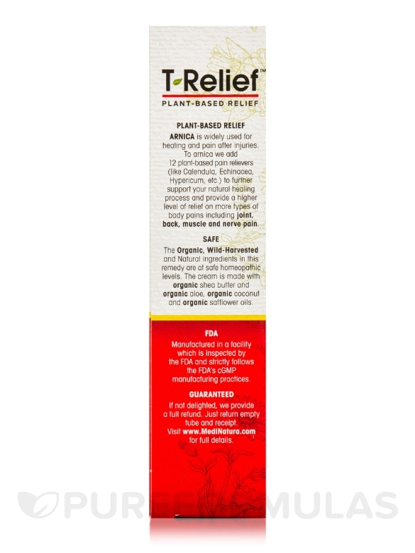 T-Relief™ Extra Strength Pain Relief (Cream) - 3 oz (85 Grams) - Alternate View 6