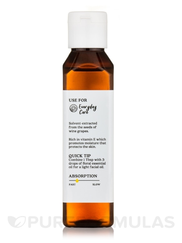 Grapeseed Skin Care Oil - 4 fl. oz (118 ml) - Alternate View 2