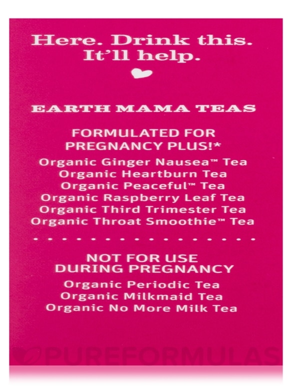 Organic Raspberry Leaf Tea (Caffeine Free) - 16 Tea Bags - Alternate View 7