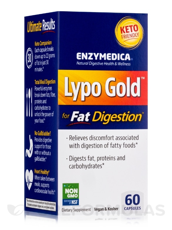 Lypo Gold™ for Fat Digestion - 60 Capsules