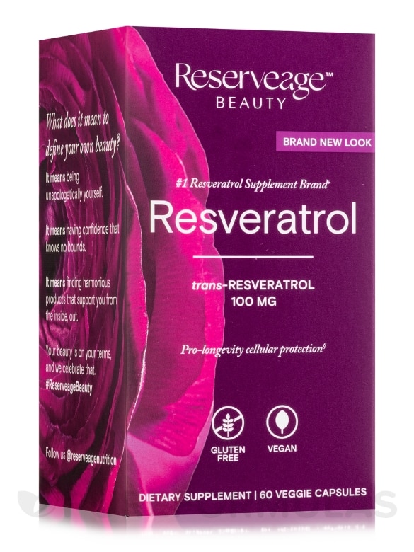 Resveratrol 100 mg - 60 Veggie Capsules