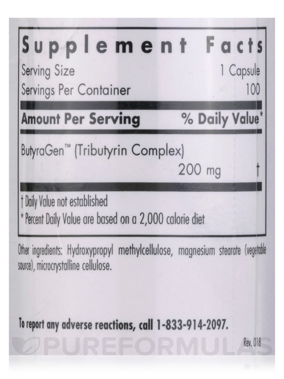 ButyrEn - 100 delayed-release vegetarian capsules - Alternate View 3