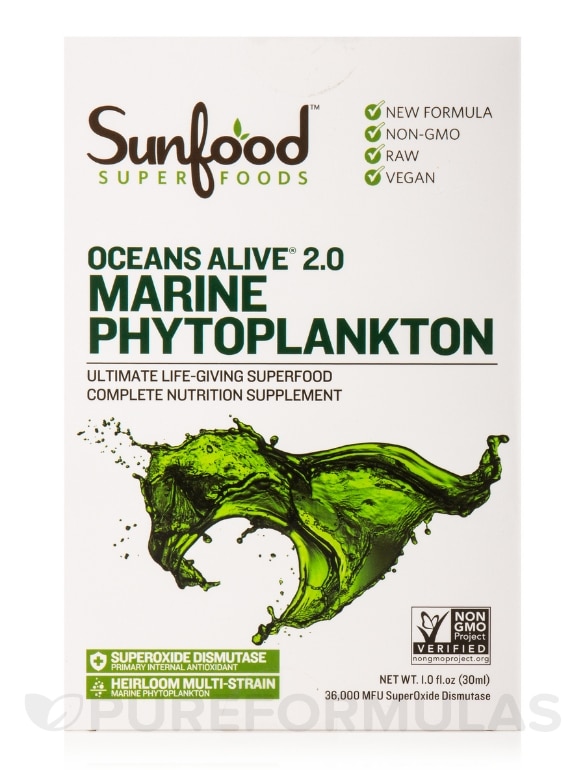 Oceans Alive® 2.0 Marine Phytoplankton - 1 fl. oz (29.5 ml) - Alternate View 2