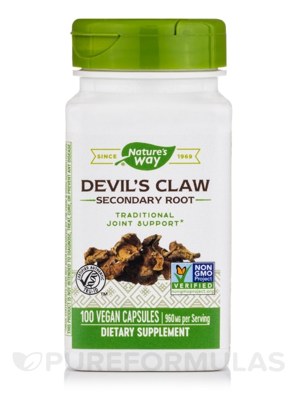 Devil's Claw Secondary Root - 100 Vegan Capsules