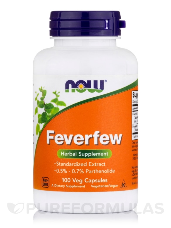 Feverfew 400 mg - 100 Veg Capsules