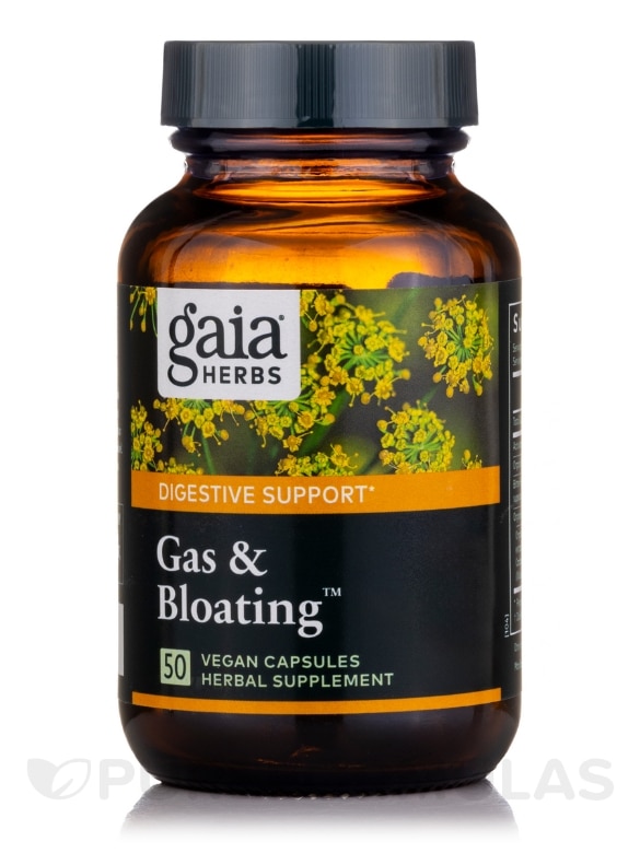 Gas and Bloating - 50 Capsules - Alternate View 2