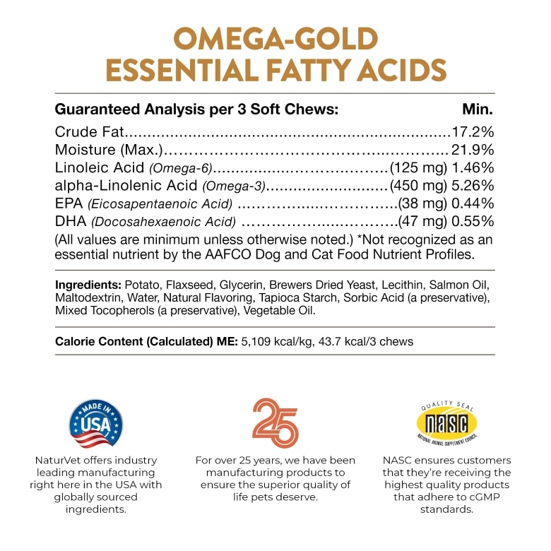 Omega-Gold Plus Salmon Oil - 90 Soft Chews - Alternate View 7