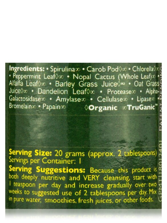 Green Protein Alchemy™ Magic Mint Powder - 0.71 oz (20 Grams) - Alternate View 4