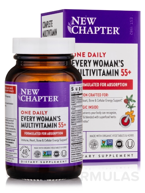 Every Woman's One Daily 55+ Multivitamin - 48 Vegetarian Tablets - Alternate View 1