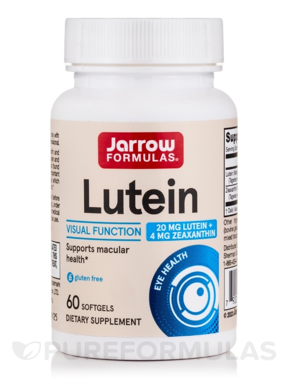 Lutein 20 mg (Zeaxanthin 4 mg) - 60 Softgels
