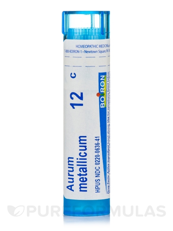 Aurum Metallicum 12c - 1 Tube (approx. 80 pellets)