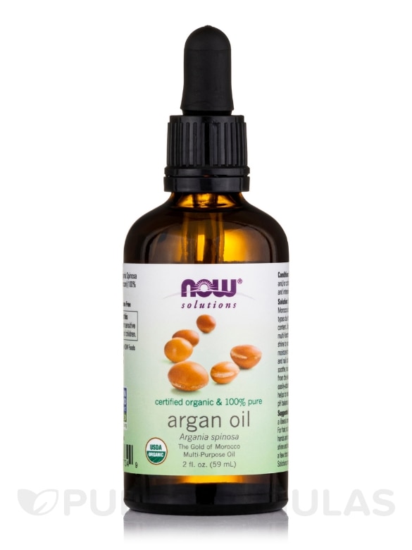 NOW® Solutions - Organic Argan Oil - 2 fl. oz (60 ml)