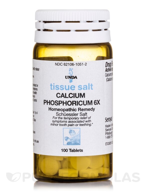 SCHUESSLER - Calcium Phosphoricum 6X - 100 Tablets - Alternate View 2