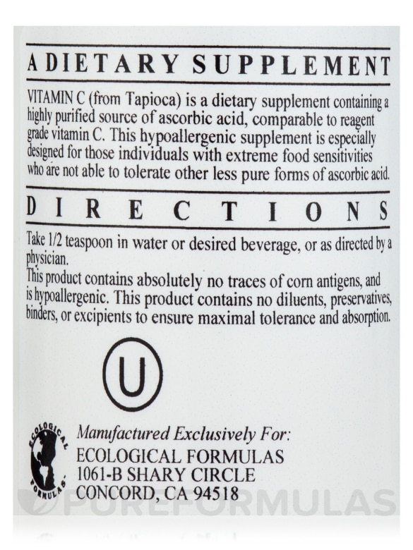 Vitamin C from Tapioca - 150 Grams - Alternate View 4