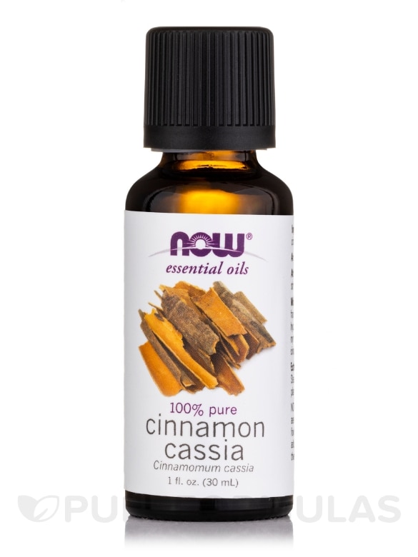 NOW® Essential Oils - Cinnamon Cassia Oil - 1 fl. oz (30 ml)