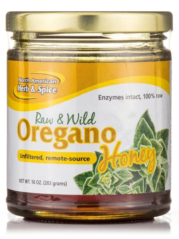 Raw & Wild Oregano Honey - 10 oz (283 Grams)