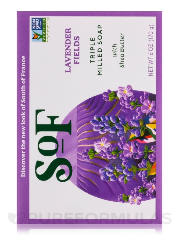 Lavender Fields Bar Soap - 6 oz (170 Grams) - Alternate View 5