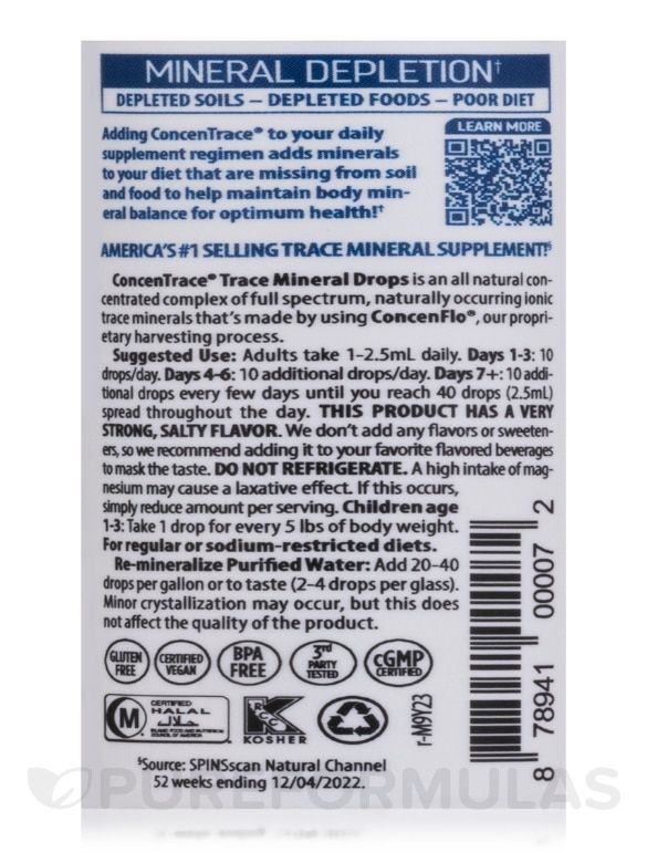 ConcenTrace® Trace Mineral Drops - 2 fl. oz (59 ml) - Alternate View 4