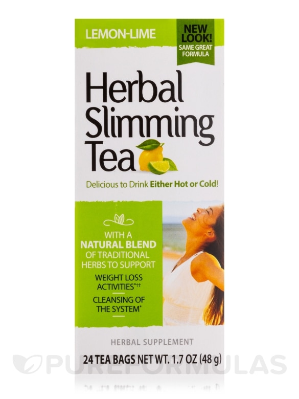 Herbal Slimming Tea, Lemon-Lime - 24 Tea Bags - Alternate View 4