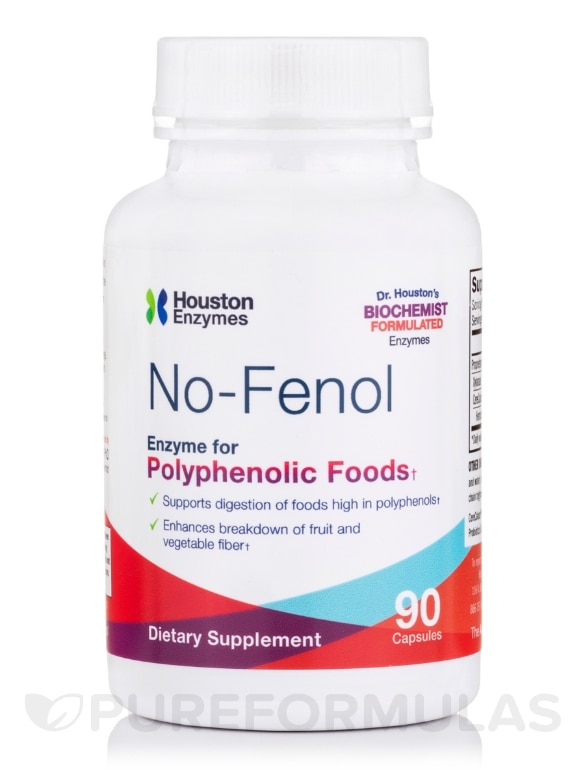 No-Fenol - Enzyme for Polyphenolic Foods - 90 Capsules