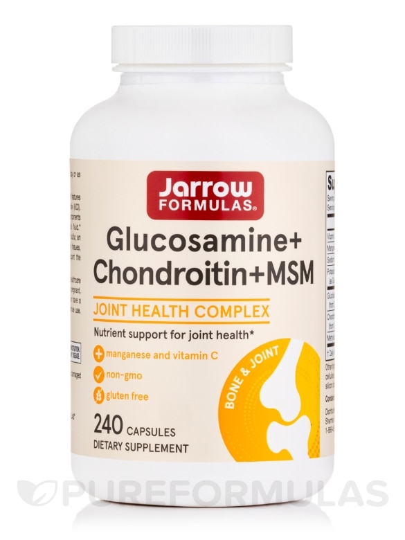 Glucosamine + Chondroitin + MSM - 240 Capsules