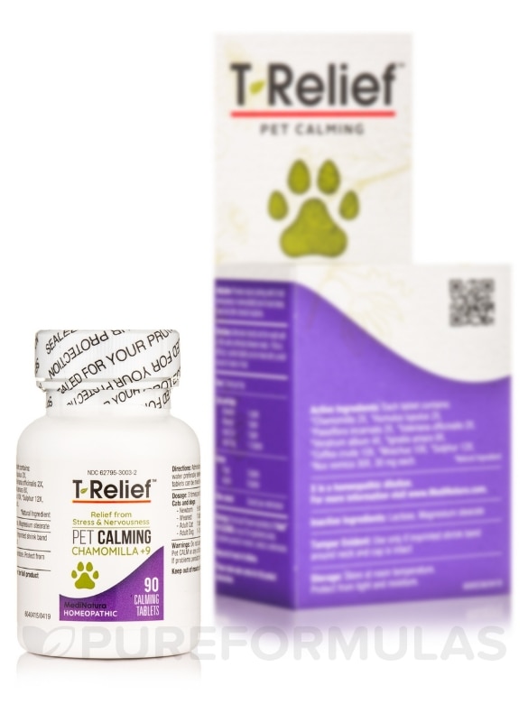 T-Relief™ Pet Calming Tablets - 90 Tablets - Alternate View 1