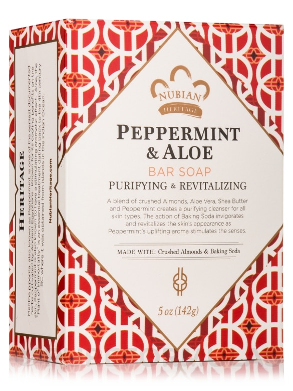 Peppermint & Aloe Bar Soap - 5 oz (141 Grams)