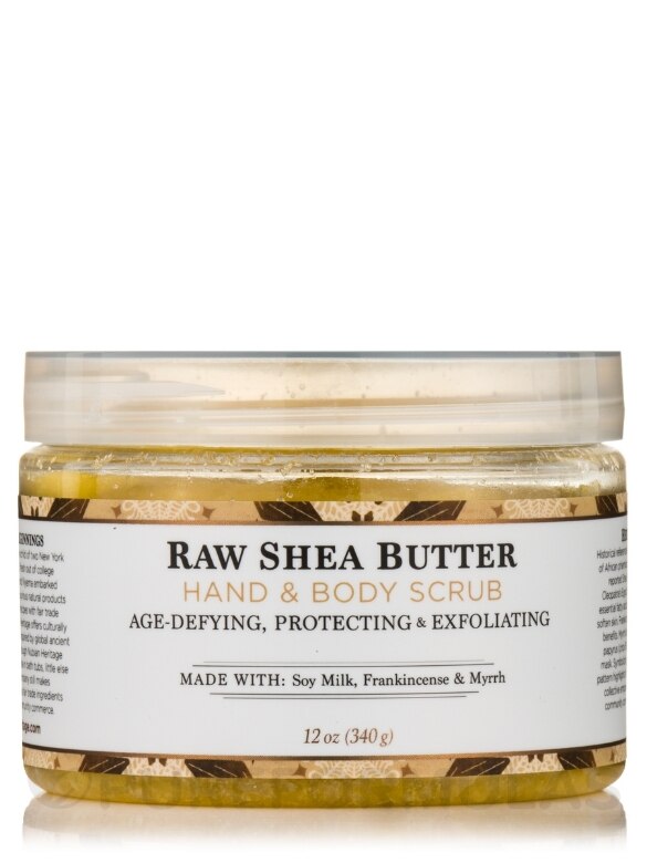 Raw Shea Butter Hand & Body Scrub - 12 oz (340 Grams)