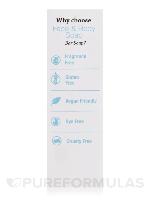 Face & Body Bar Soap with Hyaluronic Acid - 4 oz (113.4 Grams) - Alternate View 4