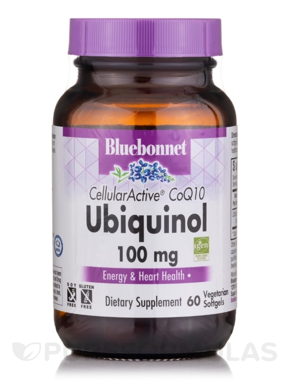 Cellular Active® CoQ10 Ubiquinol 100 mg - 60 Vegetarian Softgels